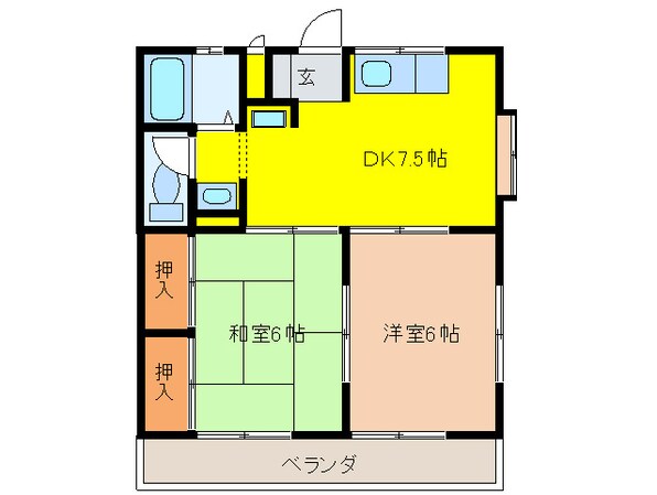 パインヒルズ木曽川の物件間取画像